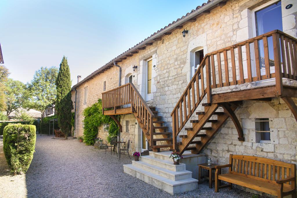 Les Vents Bleus Hotel Donnazac Bagian luar foto